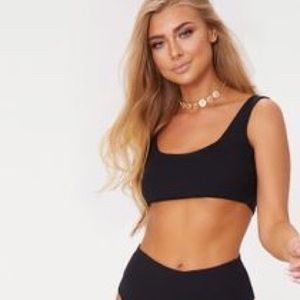 Pretty Little Thing cropped bikini top